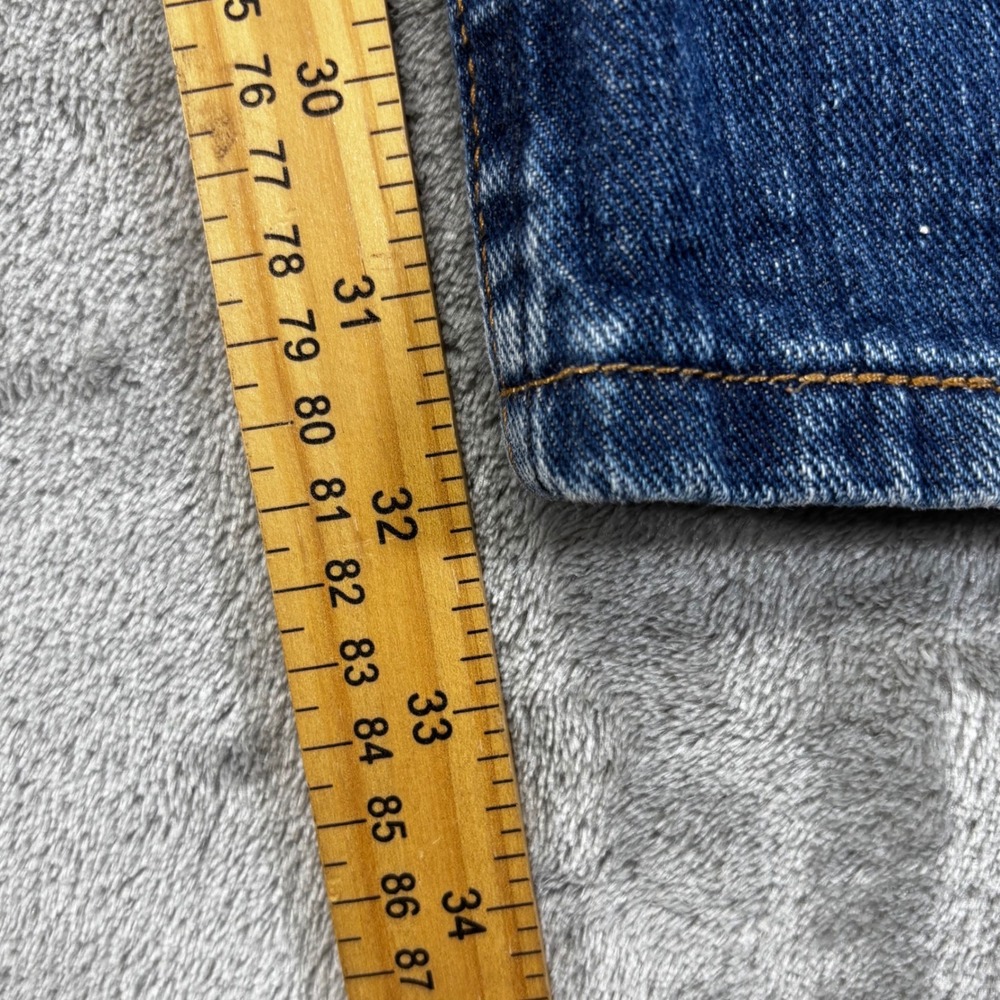 Nautica Jeans Co Straight Leg Mens‎ 36x32 Blue Good Distressed Medium Wash Denim - Picture 12 of 12